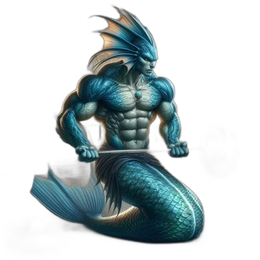 creature, animal, dragon, concept art, fantasy art, 3d render, pixel art, underwater transparent PNG cut-out