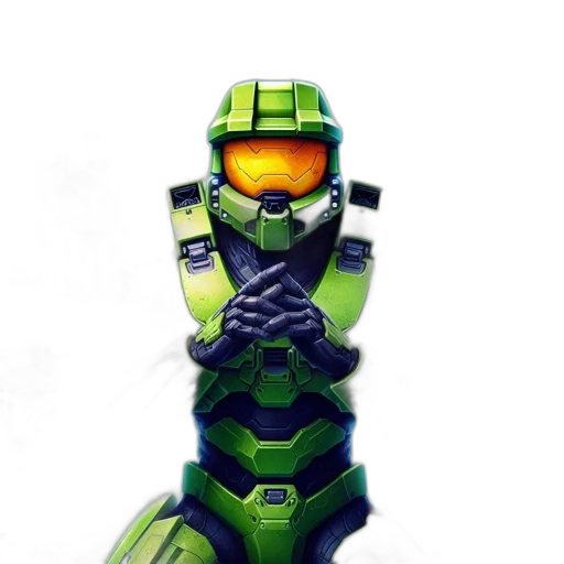 robot, weapon, concept art, 3d render, pixel art, comic book art, green, neon transparent PNG cut-out