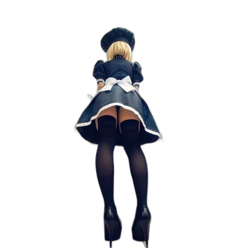 dress, jacket, staff, hat, anime, pixel art, concept art, 3d render transparent PNG cut-out
