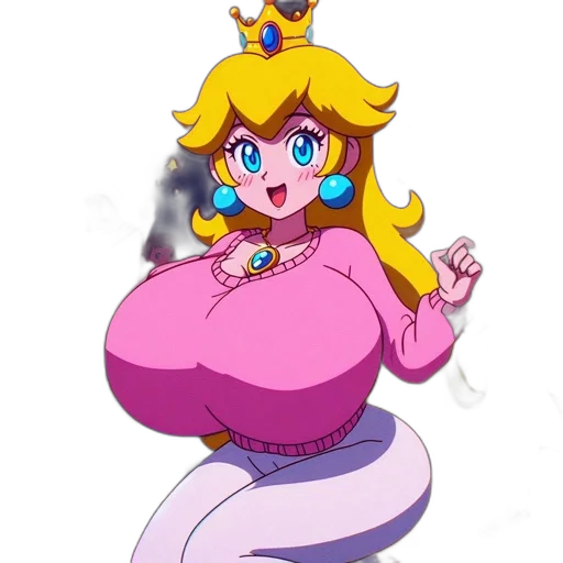 dress, crown, jewelry, animal, pixel art, vaporwave, concept art, cartoon transparent PNG cut-out
