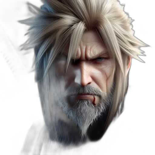 face, hair, dragon, staff, concept art, fantasy art, photorealistic, 3d render transparent PNG cut-out