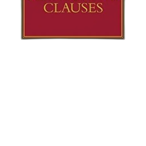cover, book, titled, clauses transparent PNG cut-out