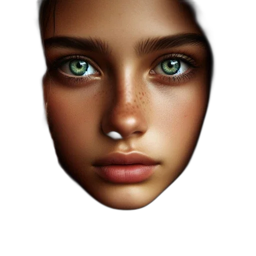 face, mask, jewelry, robot, photorealistic, 3d render, fantasy art, concept art transparent PNG cut-out