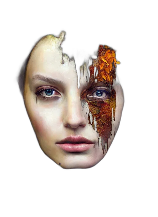 face, mask, jewelry, crown transparent PNG cut-out