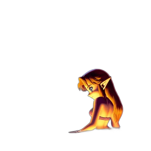 creature, animal, crown, hair, pixel art, concept art, 3d render, fantasy art transparent PNG cut-out