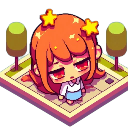 staff, crown, creature, furniture, pixel art, concept art, 3d render, anime transparent PNG cut-out