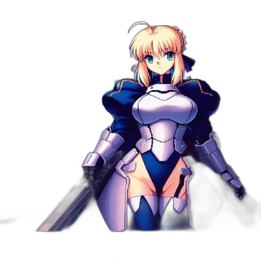 robot, weapon, sword, staff, concept art, anime, pixel art, fantasy art transparent PNG cut-out