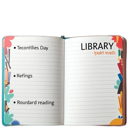school, library, pocket, book transparent PNG cut-out