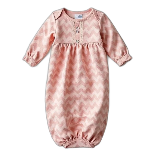dress, chevron, baby, gown transparent PNG cut-out