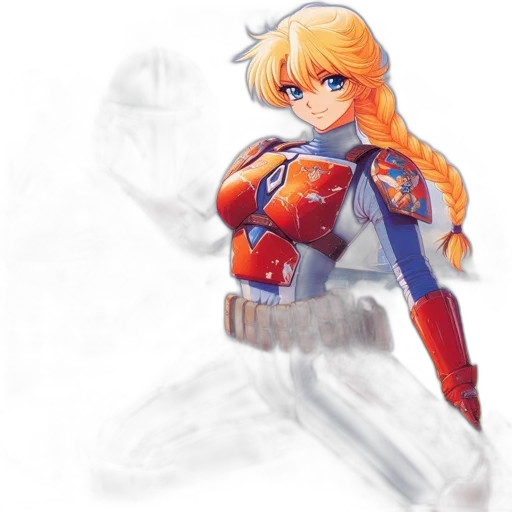 robot, sword, weapon, concept art, anime, pixel art, fantasy art, outer space transparent PNG cut-out