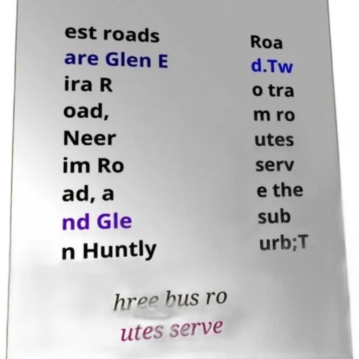 image, contains, text, about, roads, glen, huntly, including transparent PNG cut-out