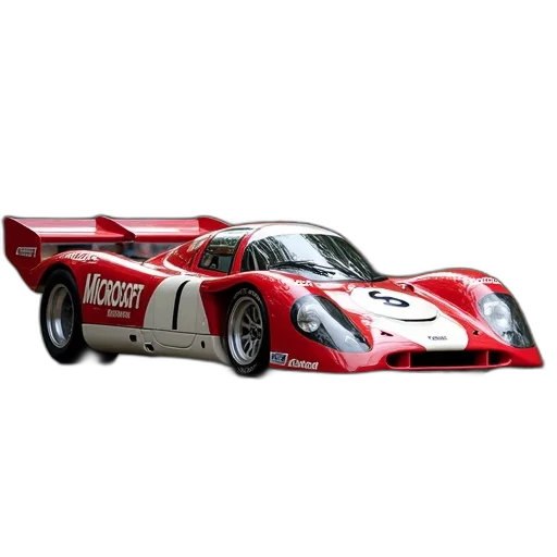 car, animal, weapon, 3d render, photorealistic, concept art, red, white transparent PNG cut-out