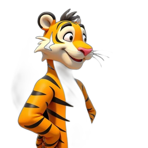 animal, staff, creature, jacket, 3d render, concept art, cartoon, photorealistic transparent PNG cut-out
