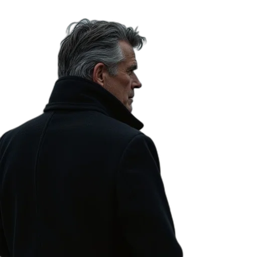 jacket, face, staff, animal, 3d render, concept art, fog, snow transparent PNG cut-out