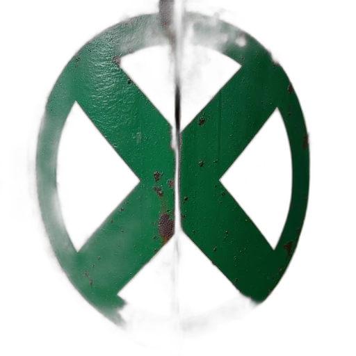 mask, umbrella, weapon, jewelry, green, close-up, weathered, metal transparent PNG cut-out