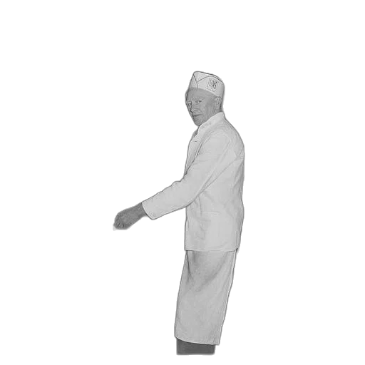 staff, jacket, robot, food transparent PNG cut-out