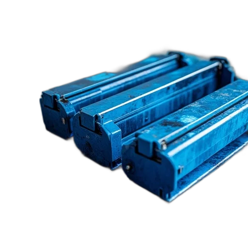 furniture, 3d render, blue, three, toners, inks, fix, druck transparent PNG cut-out