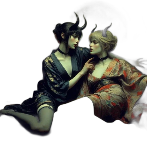 fantasy art, concept art, photorealistic, watercolor, fire, rain, neon lights, fog transparent PNG cut-out