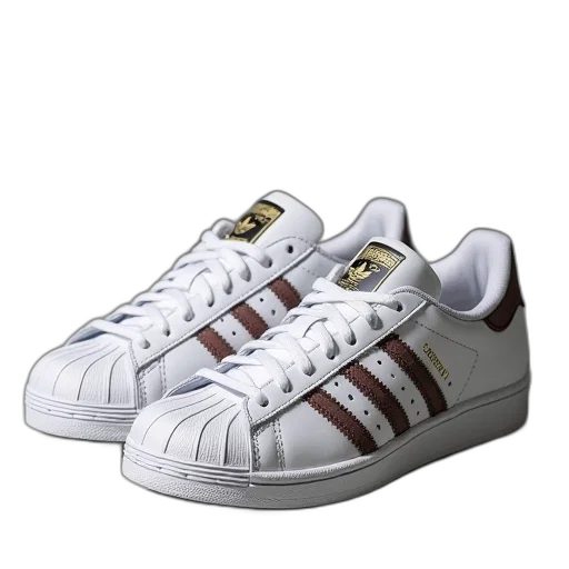 shoes, photorealistic, 3d render, adi, superstar, womens, sneakers, grey transparent PNG cut-out