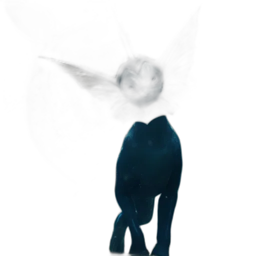 mask, creature, animal, staff, concept art, 3d render, photorealistic, fantasy art transparent PNG cut-out