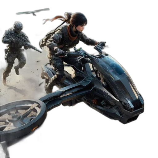 weapon, concept art, photorealistic, comic book art, 3d render, futuristic, urban, setting transparent PNG cut-out
