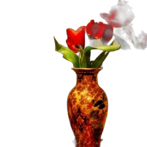 flower, bottle, crown, photorealistic, 3d render, oil painting, concept art, fire transparent PNG cut-out