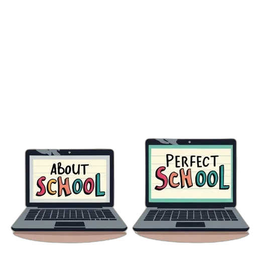3d render, pixel art, four, laptops, different, designs, words, sayings transparent PNG cut-out