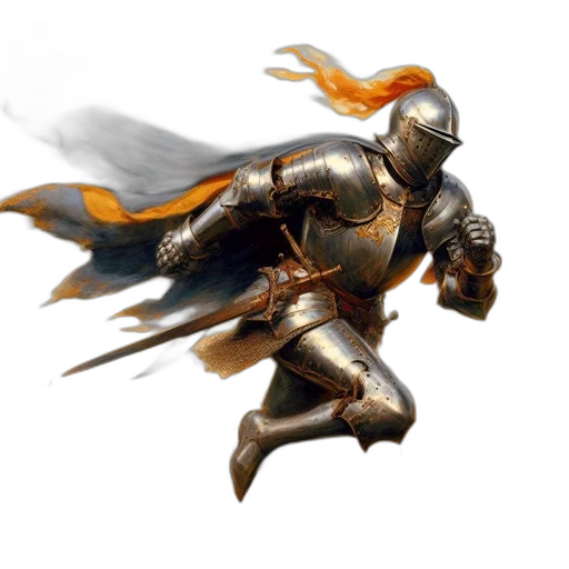 sword, weapon, dragon, fantasy art, concept art, 3d render, comic book art, golden transparent PNG cut-out