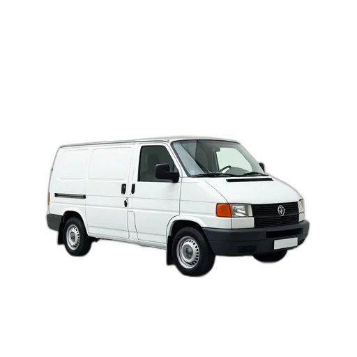 car, staff, animal, weapon, 3d render, white, van, parked transparent PNG cut-out