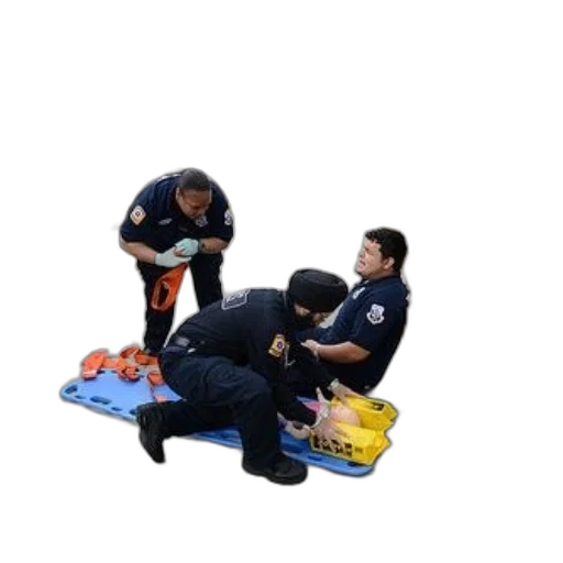 staff, underwater, fire, emergency, responders, train, station, one transparent PNG cut-out