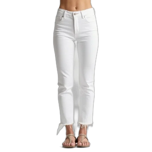 skinny, ankle, fray, hem transparent PNG cut-out