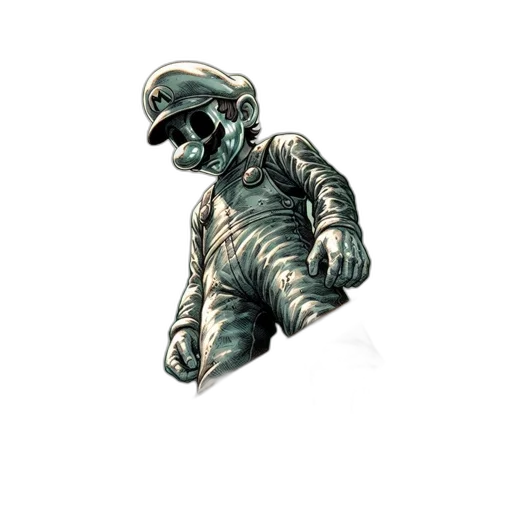 creature, jewelry, staff, robot, concept art, 3d render, pixel art, comic book art transparent PNG cut-out