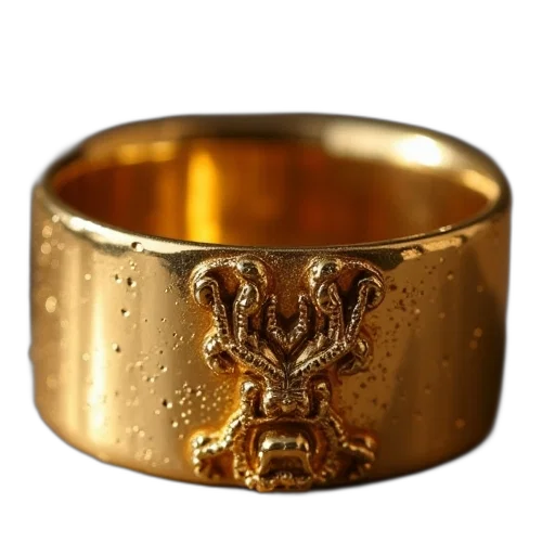 jewelry, crown, dragon, tory, gold, logo, cuff transparent PNG cut-out
