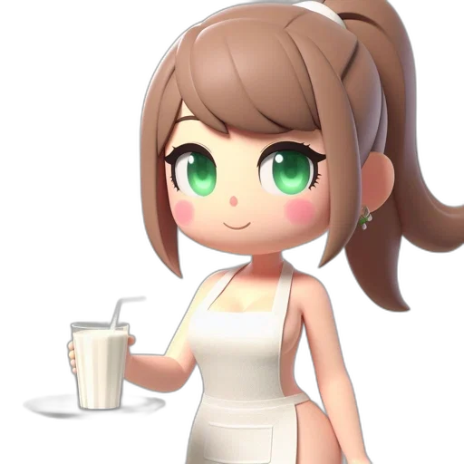 dress, food, robot, weapon, 3d render, pixel art, anime, concept art transparent PNG cut-out
