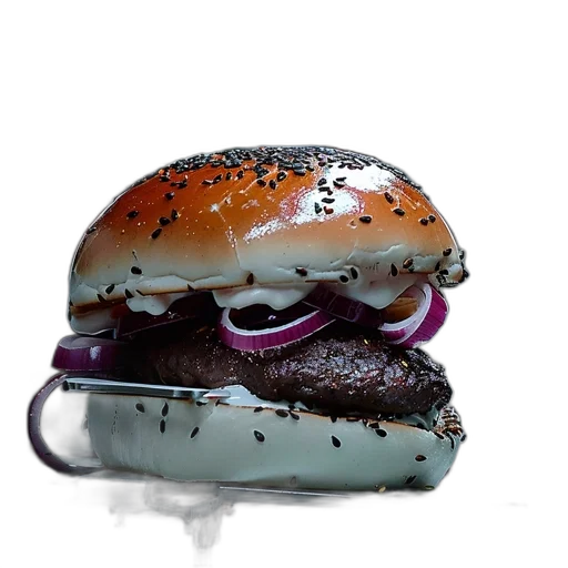 food, animal, creature, crown, 3d render, photorealistic, concept art, cyberpunk transparent PNG cut-out