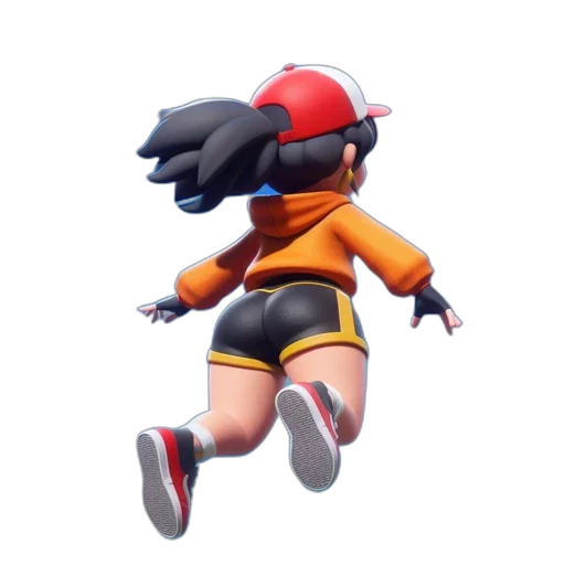 hat, jacket, robot, creature, 3d render, concept art, pixel art, photorealistic transparent PNG cut-out