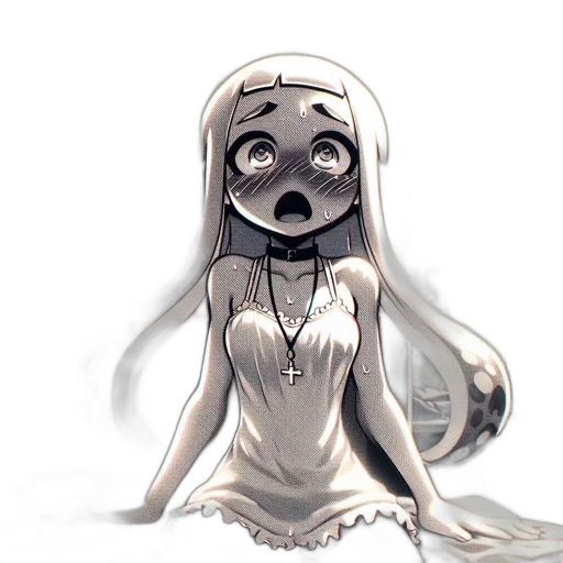 dress, mask, creature, face, concept art, anime, pixel art, fantasy art transparent PNG cut-out