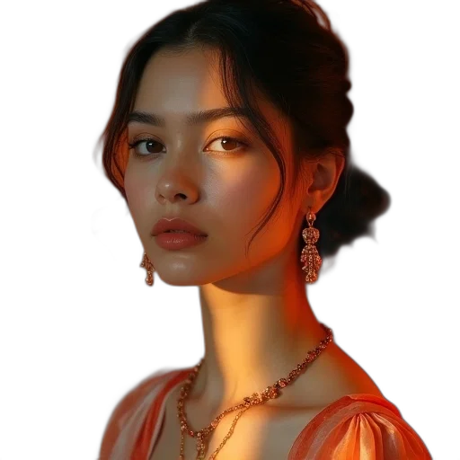 jewelry, face, dress, crown transparent PNG cut-out