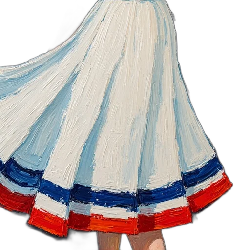 dress, photorealistic, concept art, 3d render, watercolor, blue, close-up, painting transparent PNG cut-out
