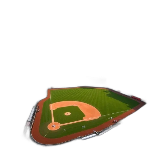 3d render, baseball, park, city, providence, massachusetts, distance, stock transparent PNG cut-out