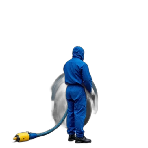 staff, umbrella, animal, creature, concept art, blue, person, jumpsuit transparent PNG cut-out