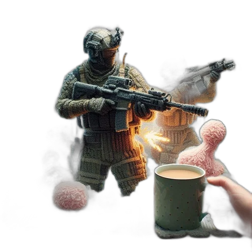 weapon, food, concept art, 3d render, pixel art, photorealistic, fire, artistic transparent PNG cut-out