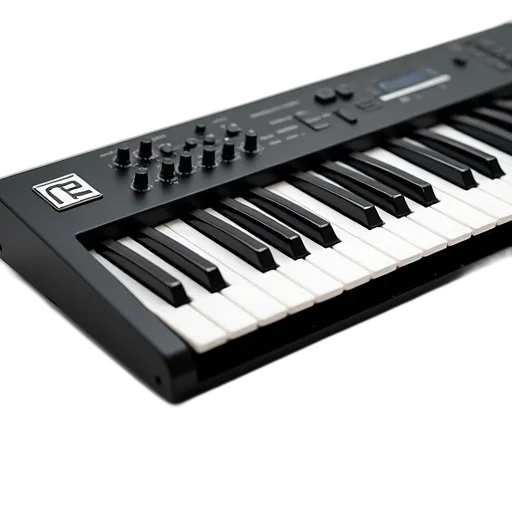 3d render, black, electronic, keyboard, sleek, design, white, logo transparent PNG cut-out