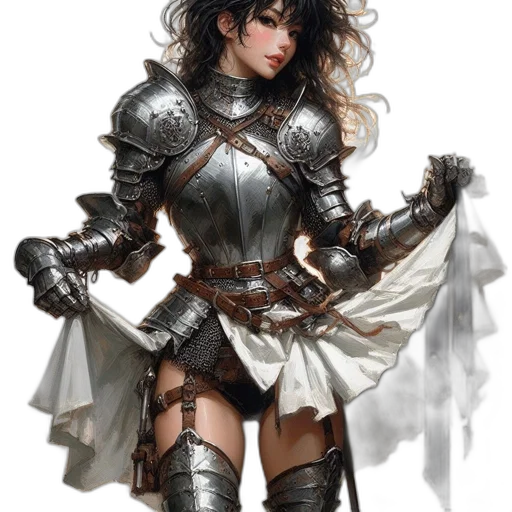 sword, weapon, fantasy art, concept art, comic book art, photorealistic, monochrome, dark transparent PNG cut-out