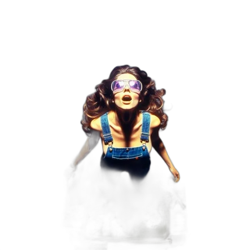 jewelry, 3d render, concept art, fantasy art, comic book art, woman, levitates, above transparent PNG cut-out