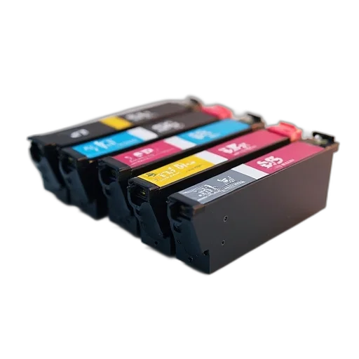 3d render, colorful, neon, monochrome, cartridge, canon, gf3xv, drum transparent PNG cut-out