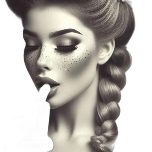 face, hair, crown, mask, photorealistic, fantasy art, pencil sketch, cartoon transparent PNG cut-out
