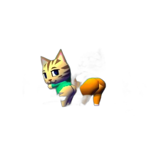 staff, animal, creature, weapon, pixel art, concept art, 3d render, vaporwave transparent PNG cut-out