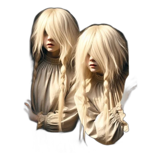 hair, mask, face, jacket, 3d render, photorealistic, fantasy art, concept art transparent PNG cut-out