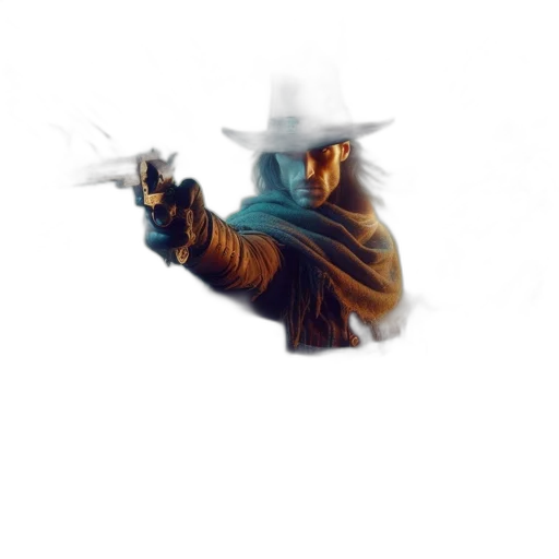 weapon, hat, staff, mask, concept art, pixel art, 3d render, photorealistic transparent PNG cut-out
